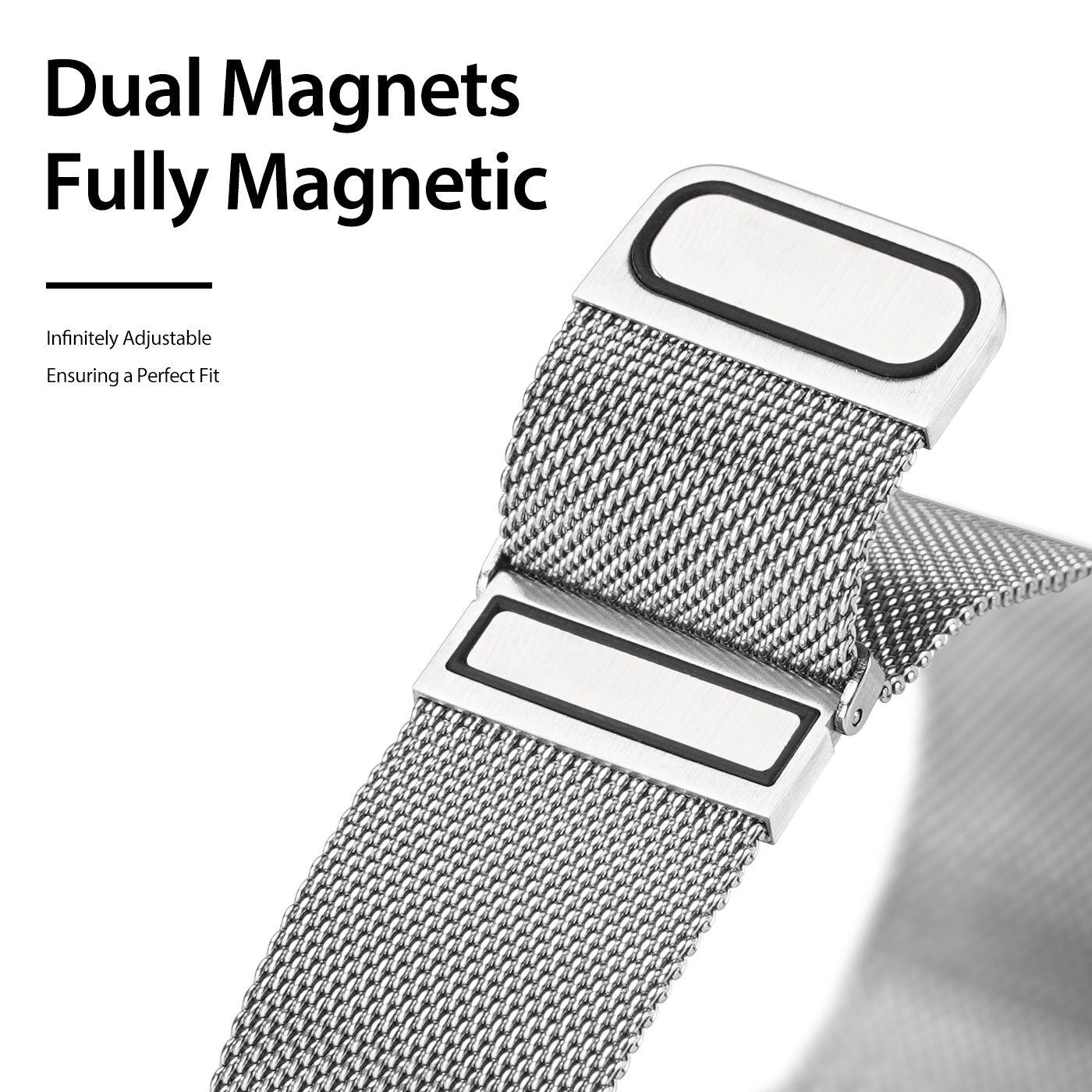 DUX DUCIS Watch Band for Apple Watch Series 9 8 7 41mm 6 5 4 SE (2022) SE (2023) SE 40mm 3 2 1 38mm Stainless Steel Milanese Wrist Strap DUX DUCIS Watch Band for Apple Watch Series 9 8 7 41mm 6 5 4 SE (2022) SE (2023) SE 40mm 3 2 1 38mm Stainless Steel Milanese Wrist Strap